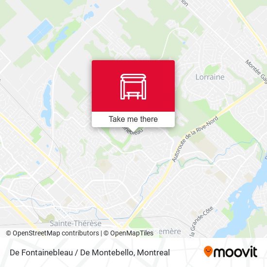 De Fontainebleau / De Montebello map