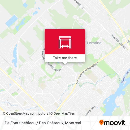De Fontainebleau / Des Châteaux map