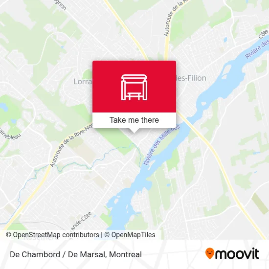 De Chambord / De Marsal map