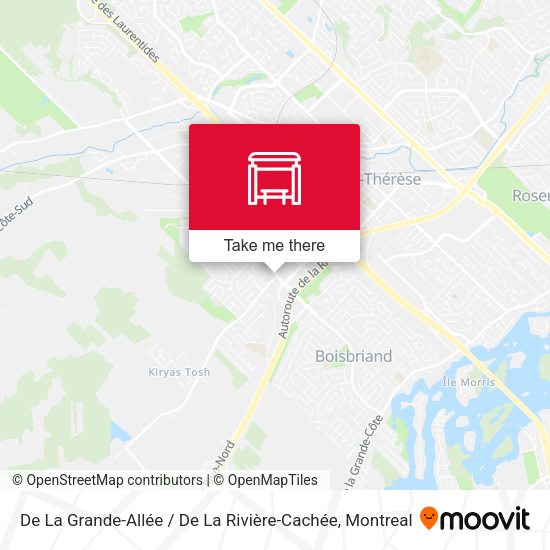 De La Grande-Allée / De La Rivière-Cachée map