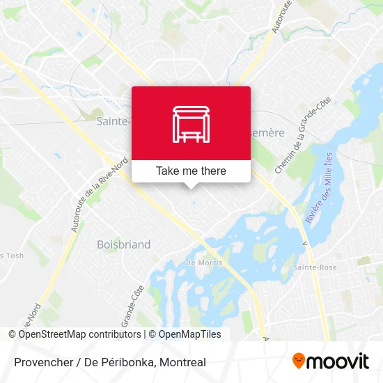 Provencher / De Péribonka map