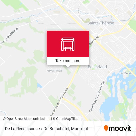 De La Renaissance / De Boischâtel map