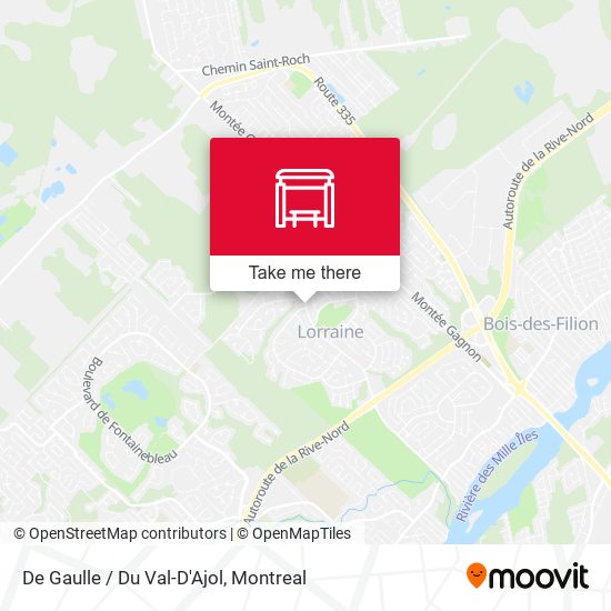 De Gaulle / Du Val-D'Ajol map