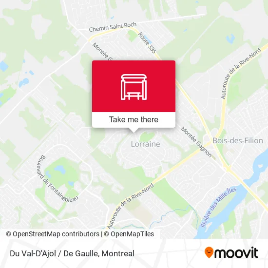 Du Val-D'Ajol / De Gaulle map