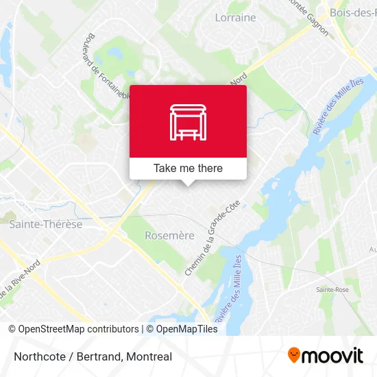 Northcote / Bertrand map