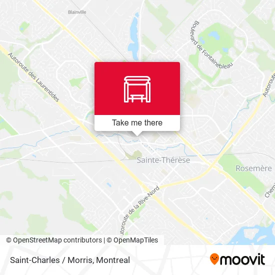 Saint-Charles / Morris map