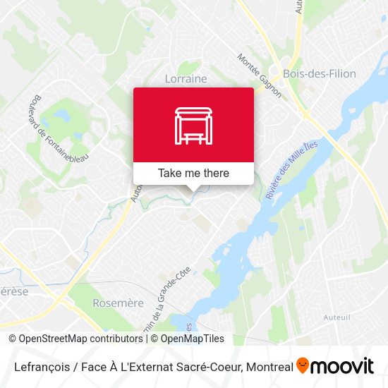 Lefrançois / Face À L'Externat Sacré-Coeur map