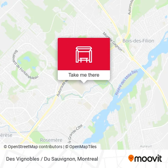 Des Vignobles / Du Sauvignon map