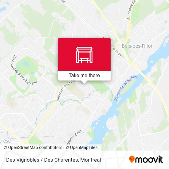 Des Vignobles / Des Charentes map