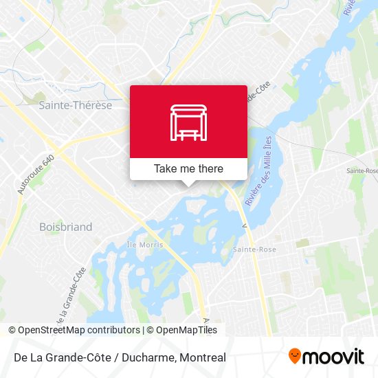 De La Grande-Côte / Ducharme map