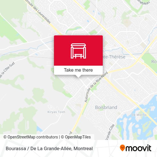 Bourassa / De La Grande-Allée map