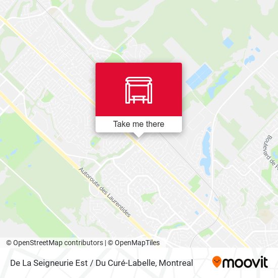 De La Seigneurie Est / Du Curé-Labelle map