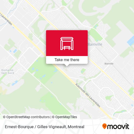 Ernest-Bourque / Gilles-Vigneault map