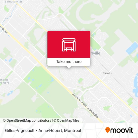 Gilles-Vigneault / Anne-Hébert map