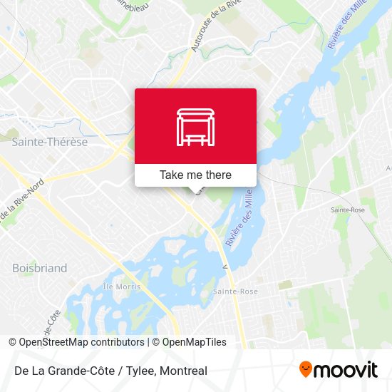 De La Grande-Côte / Tylee map