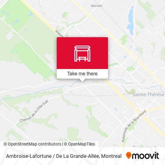 Ambroise-Lafortune / De La Grande-Allée map