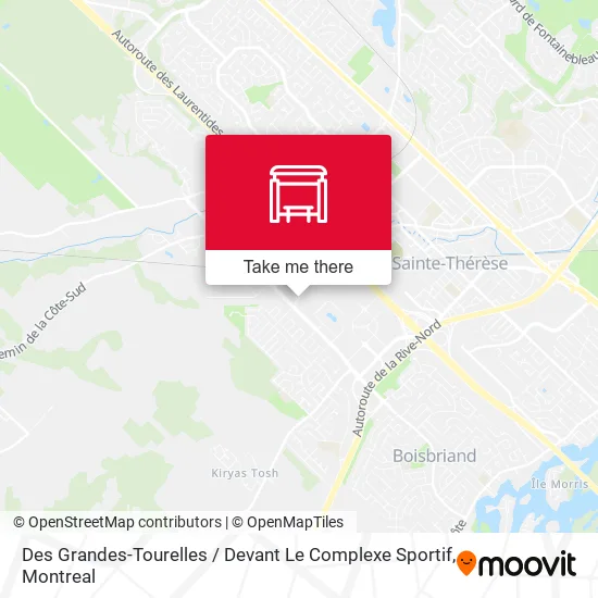 Des Grandes-Tourelles / Devant Le Complexe Sportif map