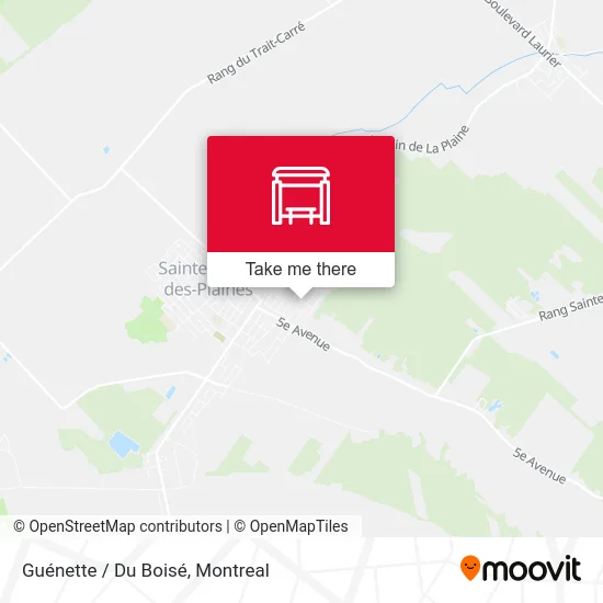 Guénette / Du Boisé map