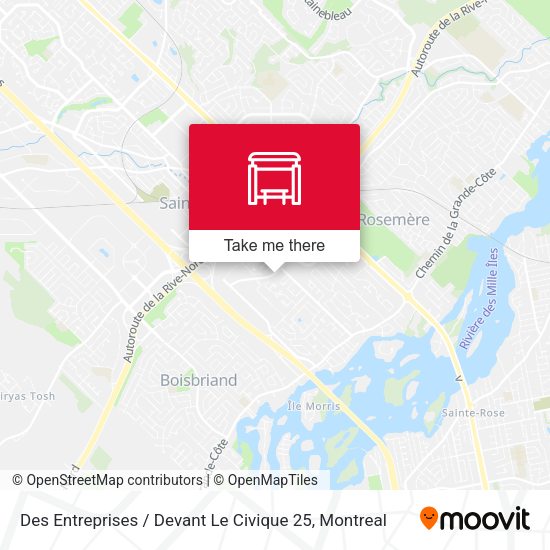 Des Entreprises / Devant Le Civique 25 map