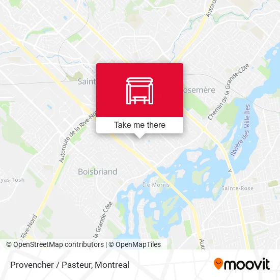 Provencher / Pasteur map