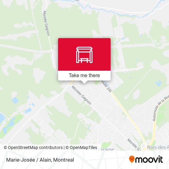 Marie-Josée / Alain map