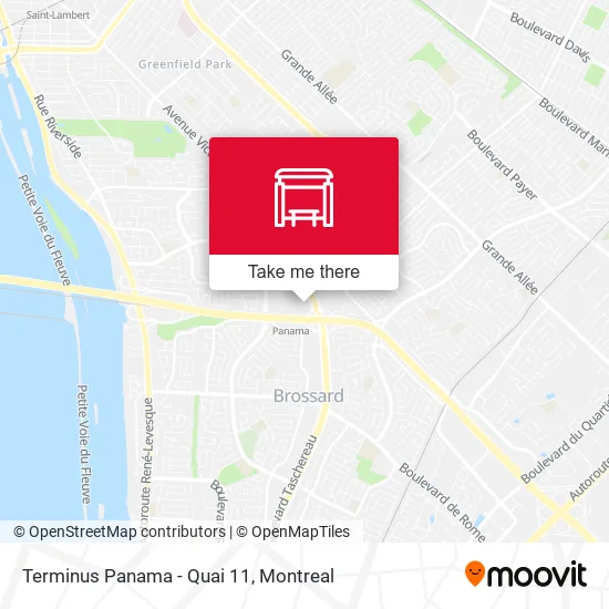 Terminus Panama - Quai 11 map