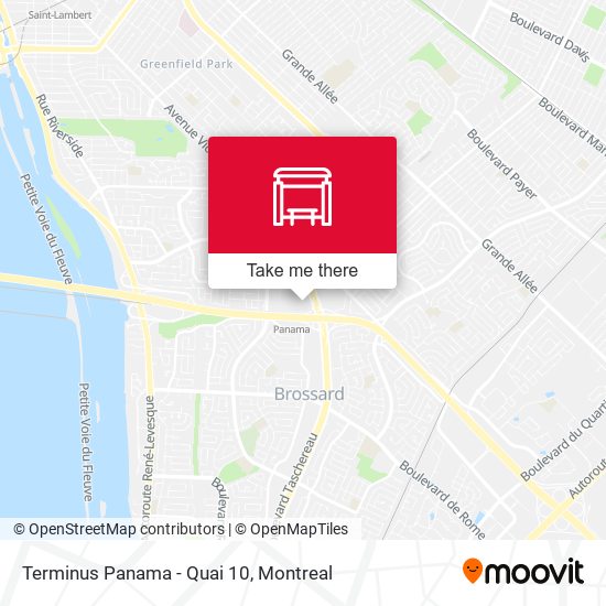 Terminus Panama - Quai 10 map