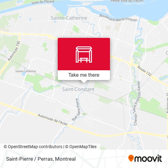 Saint-Pierre / Perras map