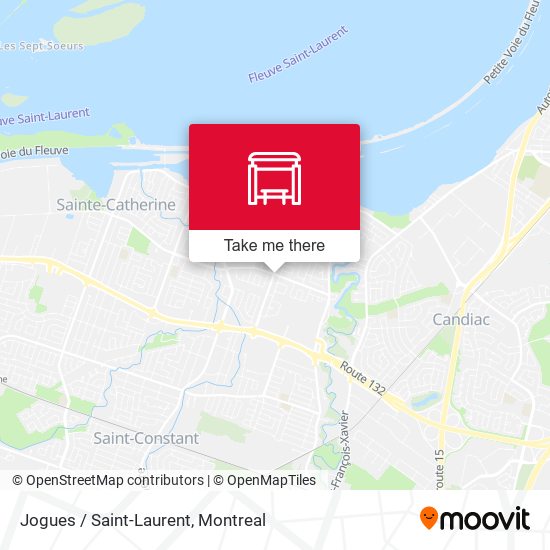 Jogues / Saint-Laurent map