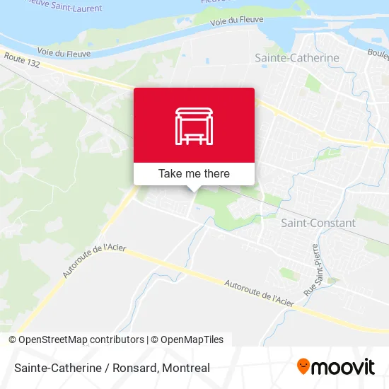 Sainte-Catherine / Ronsard map