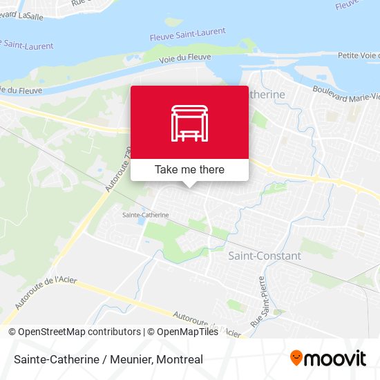Sainte-Catherine / Meunier map