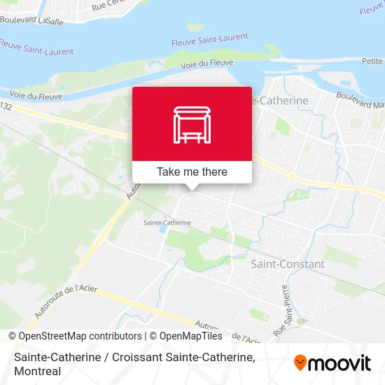 Sainte-Catherine / Croissant Sainte-Catherine map