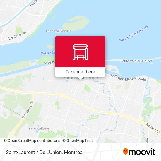Saint-Laurent / De L'Union map