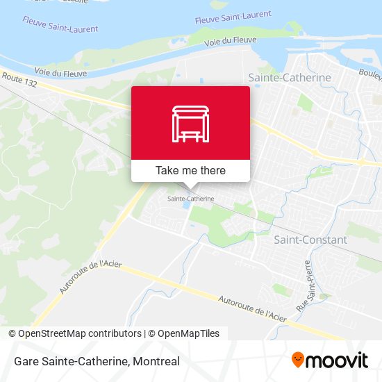 Gare Sainte-Catherine map