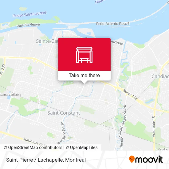 Saint-Pierre / Lachapelle map