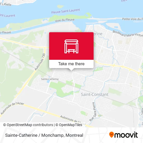 Sainte-Catherine / Monchamp map