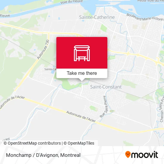 Monchamp / D'Avignon map