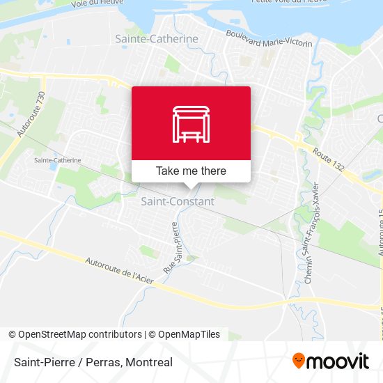 Saint-Pierre / Perras map