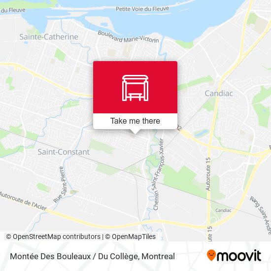 Montée Des Bouleaux / Du Collège map