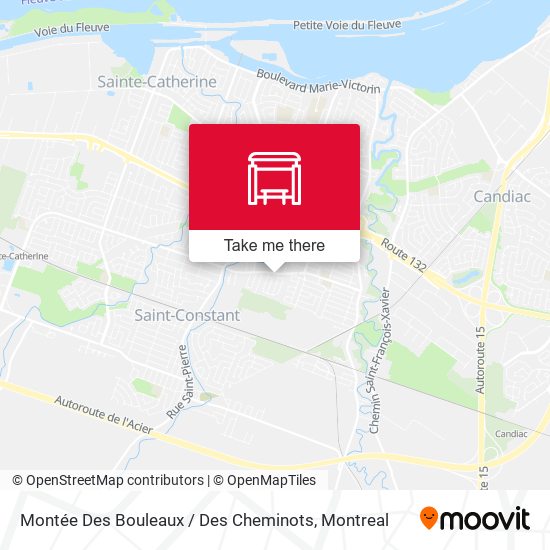 Montée Des Bouleaux / Des Cheminots map
