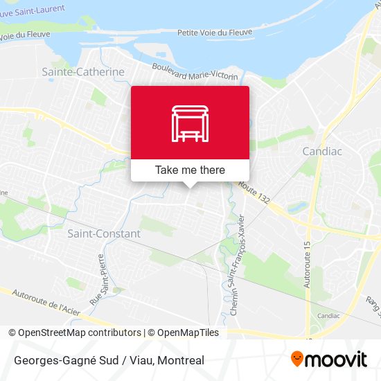 Georges-Gagné Sud / Viau map