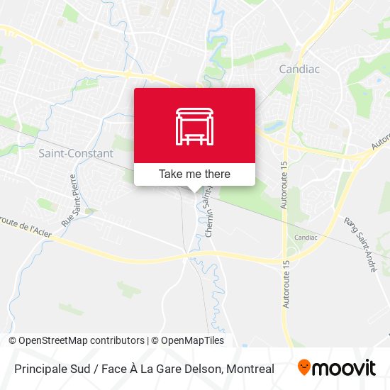 Principale Sud / Face À La Gare Delson map