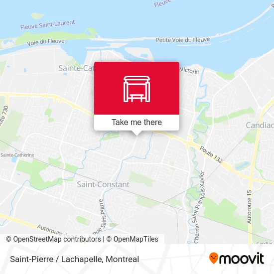 Saint-Pierre / Lachapelle map