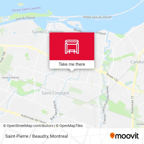 Saint-Pierre / Beaudry map