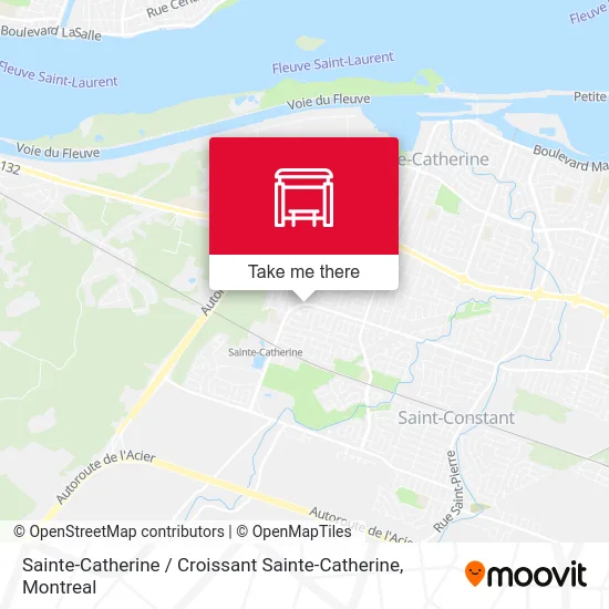 Sainte-Catherine / Croissant Sainte-Catherine map