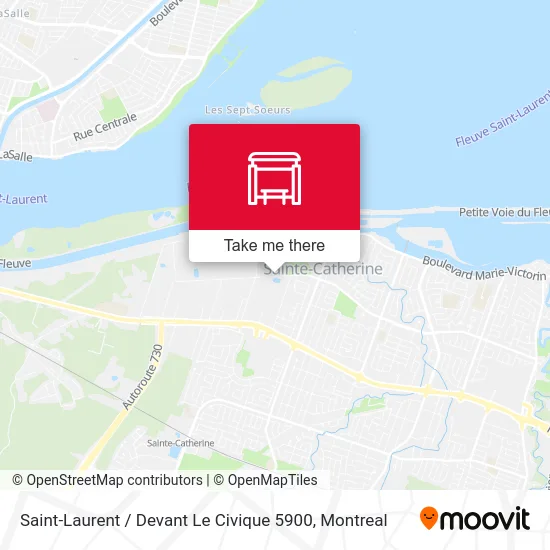 Saint-Laurent / Devant Le Civique 5900 map