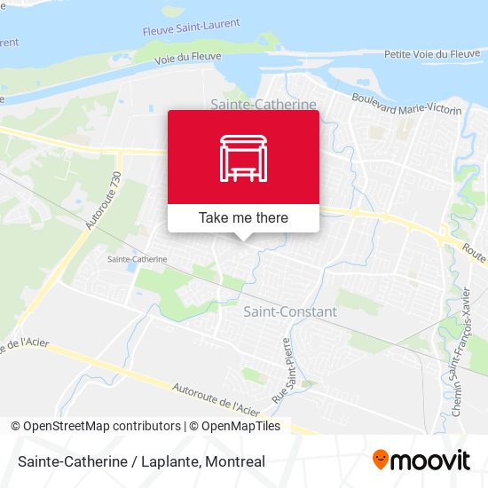 Sainte-Catherine / Laplante map