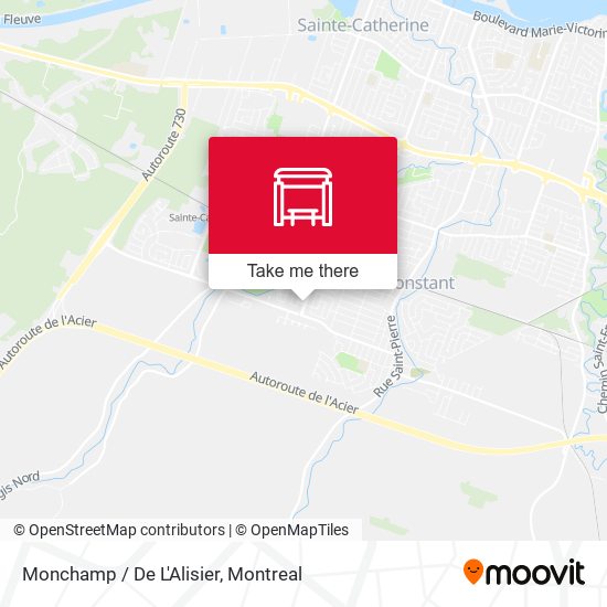 Monchamp / De L'Alisier map