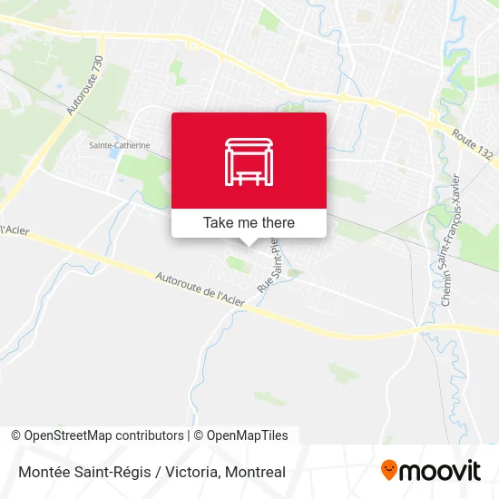 Montée Saint-Régis / Victoria map