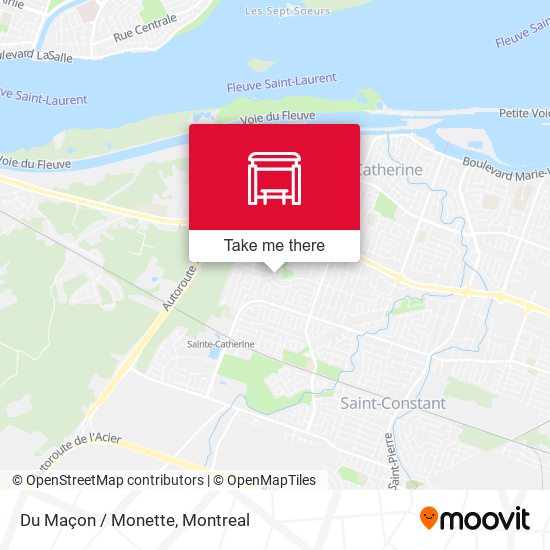 Du Maçon / Monette map